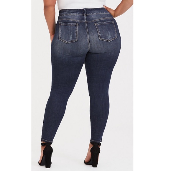 Torrid High Rise Jegging Skinny Jeans Size 20 Tall - Picture 2 of 9